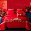 多喜爱 喜玫瑰婚庆床上用品六件套 五福报喜nt 商品缩略图0