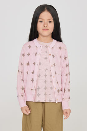 jnby  23年秋款  轻薄保暖短款开襟毛衫  1N7313520