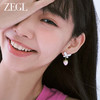 ZEGL设计师草莓小彩串蝴蝶耳环女小众设计感耳钉2023新款银针耳饰 商品缩略图4