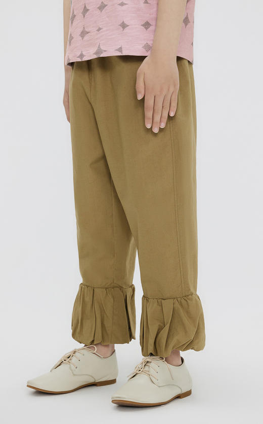 jnby  23年秋款  花苞造型长裤 1N7E13530 商品图3