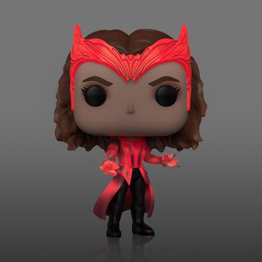 Funko POP! Marvel Scarlet Witch 美漫漫威 奇异博士2疯狂多元宇宙 夜光限定款绯红女巫公仔手办摆件 69438 商品图1