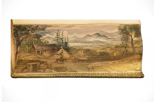 书口藏画里维埃工坊特装本！1881年 华兹华斯诗集（全6卷） 1幅肖像版画插图 全真皮精装36开 商品图11