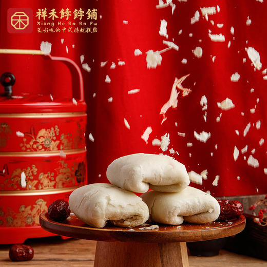 祥禾饽饽铺 枣泥卷（500g/12个） 商品图1