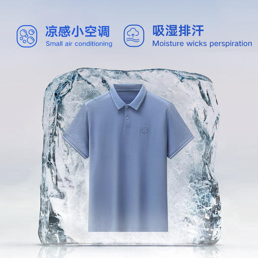 桑蚕丝【DWP】大依优型大码高品质短袖POLO衫翻领加肥加大男士大号弹力透气舒适 商品图2