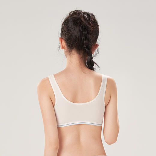 都市丽人少女优选一阶棉质内衣超薄款背心式少女文胸无钢圈无排扣BB36Q2 商品图3