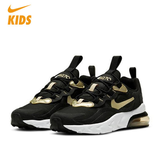 耐克-鞋袜类（秋）D0婴童NIKEAIRMAX270RTBT黑/金属 商品图0