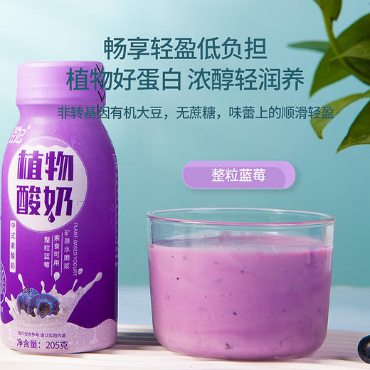 豆妃 植物酸奶 原味 黑豆 黄桃 蓝莓味 商品图2