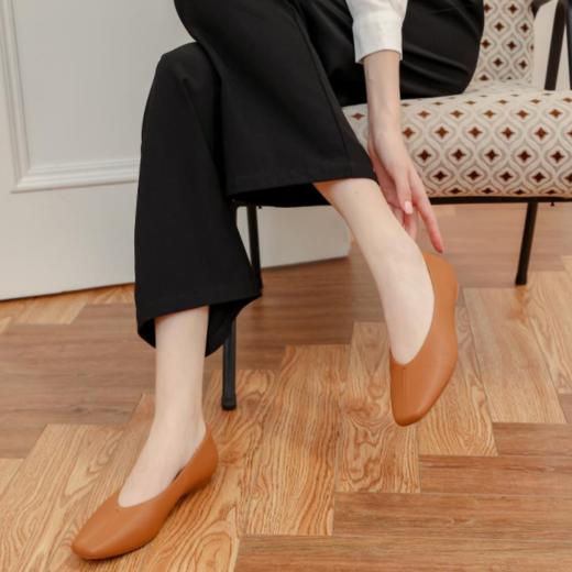 德芙琳Kacey Devlin浅口中缝平底单鞋|软弹暴走不累脚，百搭能穿三季 商品图3