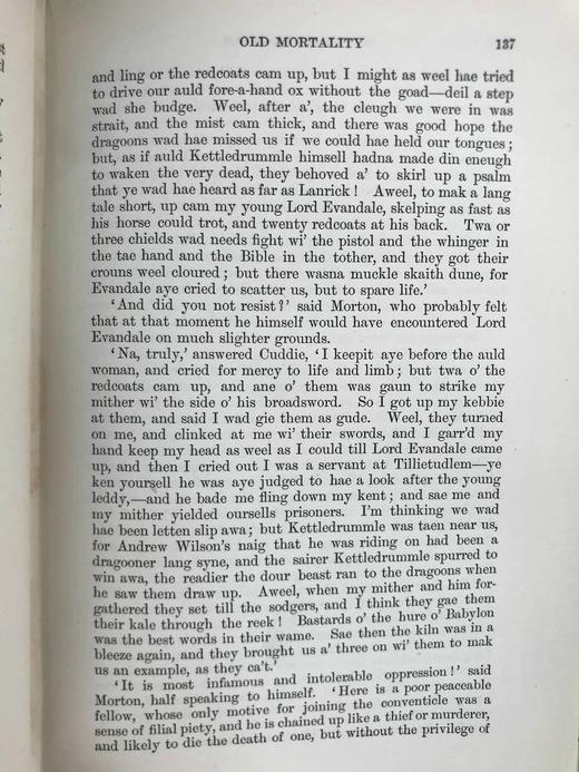 1871年 司各特《清教徒》 约7幅版画插图 漆布精装32开 商品图10