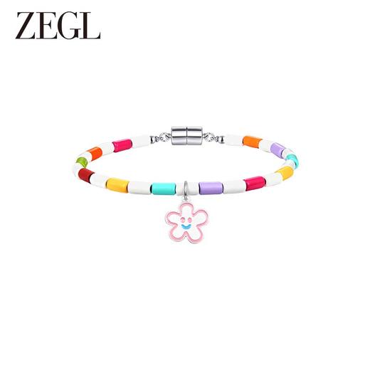 ZEGL设计师草莓小彩串笑脸串珠多巴胺手链女轻奢小众精致夏季手饰 商品图0