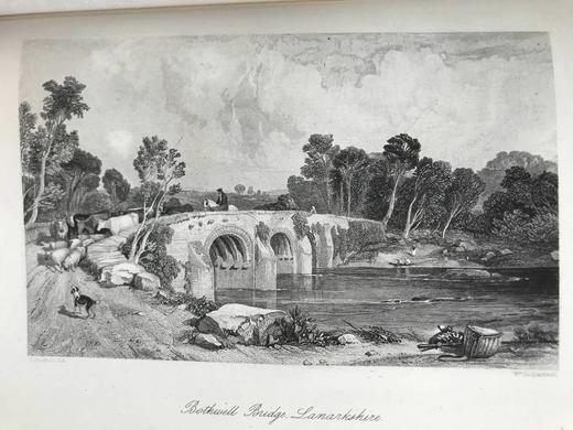 1871年 司各特《清教徒》 约7幅版画插图 漆布精装32开 商品图7