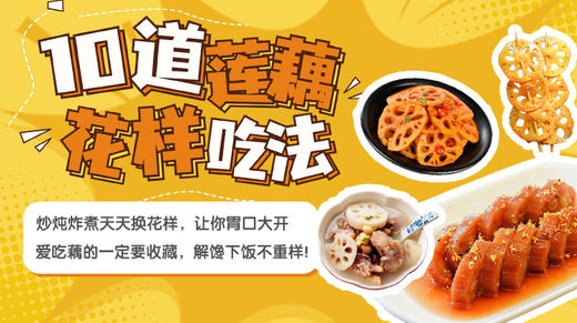 10道莲藕花样吃法 商品图0