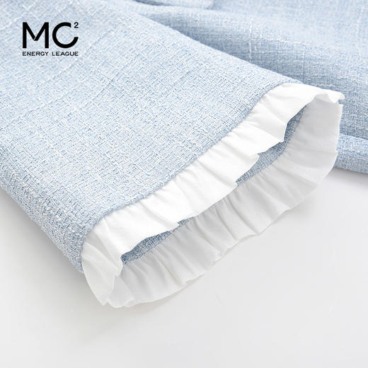 小香风木耳边上衣C3224583+小香风木耳边半裙Q3224584 商品图3