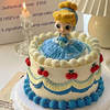 【灰姑娘】- 儿童生日蛋糕 - 公主款 商品缩略图0