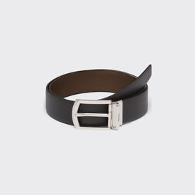 【二】PRADA 普拉达 男士双面 Saffiano 皮革腰带 黑色 2CC468 053 F00XF
