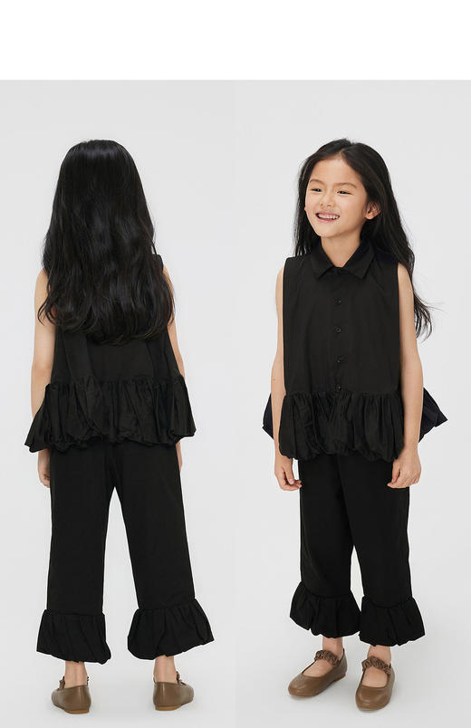 jnby  23年秋款  轻盈精致A字型无袖衬衣  1N7213540 商品图9