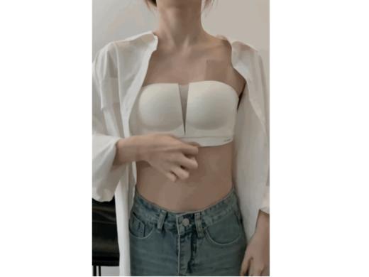 CalniKean无肩带内衣539-.黑科技面料，‪防滑、​抗敏、⁭服帖不跑杯！‎ 商品图2