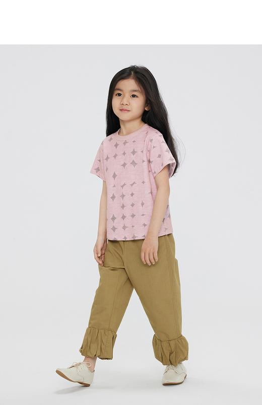 jnby  23年秋款  花苞造型长裤 1N7E13530 商品图4