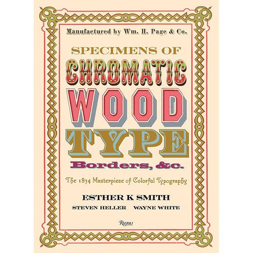 彩色木版标本，边框等:1874年彩色排版的杰作 英文原版 Specimens of Chromatic Wood Type  Borders  &C 商品图0