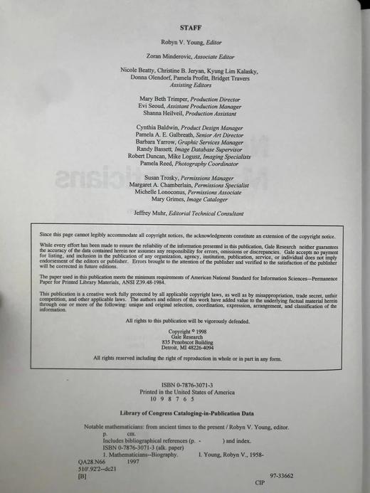 古今著名数学家百科辞典 数百幅插图 精装16开 商品图3