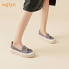 Safiya/索菲娅2023秋季新品闲适假日风休闲流苏透气软底深口渔夫鞋 SF33112428 商品缩略图2
