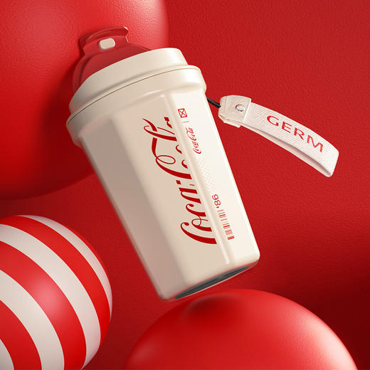 【6F】多样屋 GERM可口可乐保温杯咖啡杯便携水杯高颜值情侣不锈钢随行杯子 商品图3