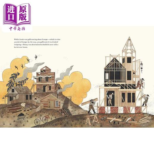 【中商原版】Julia Sarda Moving the Millers Minnie Moore Mine Mansion 矿山豪宅 英文原版儿童绘本名家绘本故事图画书精装 商品图2