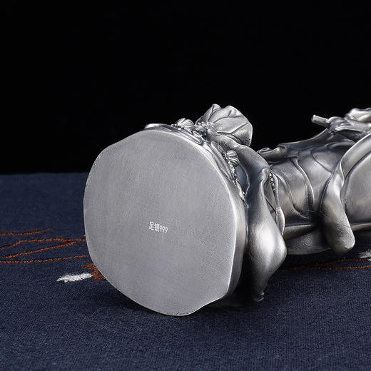 子佩集S999银【立莲观音】摆件【MYA4017】纯银2306 商品图7