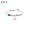 ZEGL设计师小怪兽多巴胺串珠笑脸手链女轻奢小众精致可爱彩色手饰 商品缩略图0