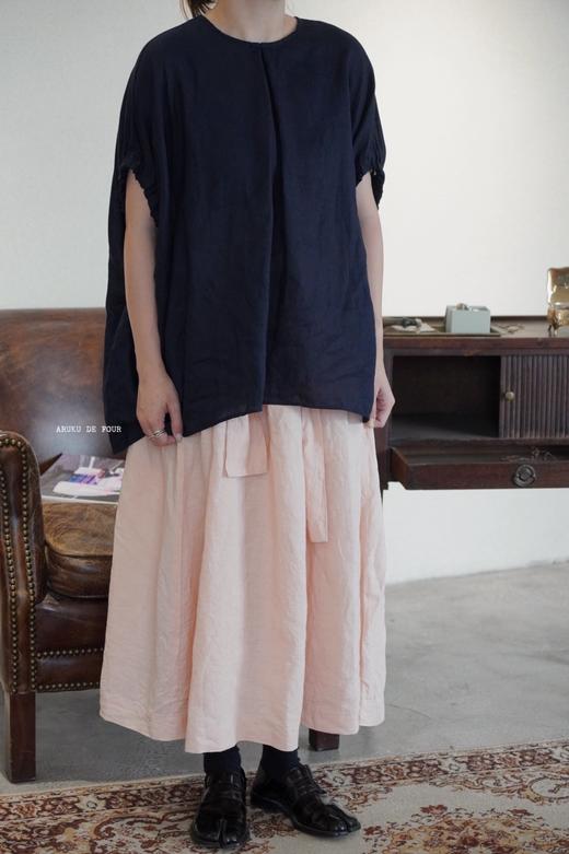 5折(g)2色前后两穿麻质上衣 商品图8