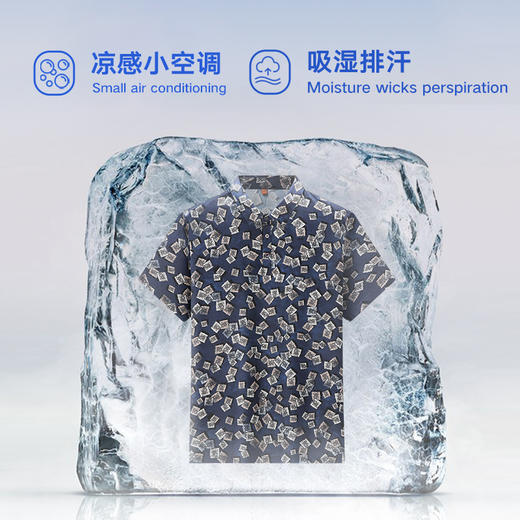 【桑蚕丝】【DWP】大依优型大码高品质短袖Polo衫翻领加肥加大男士大号弹力透气舒适 商品图2