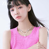 ZEGL设计师草莓小彩串彩色串珠项链女轻奢小众甜酷双层叠戴锁骨链 商品缩略图3