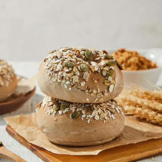 0蔗糖黑麦杂粮贝果 Rye Grains Bagel 商品图3