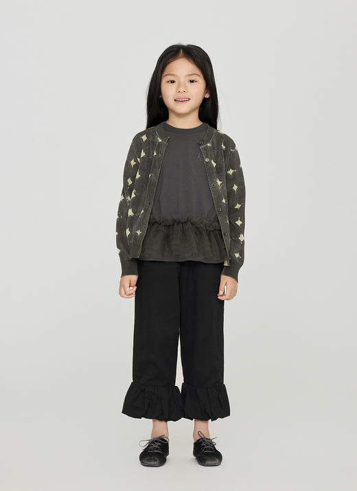 jnby  23年秋款  轻薄保暖短款开襟毛衫  1N7313520 商品图11