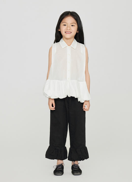 jnby  23年秋款  轻盈精致A字型无袖衬衣  1N7213540 商品图7