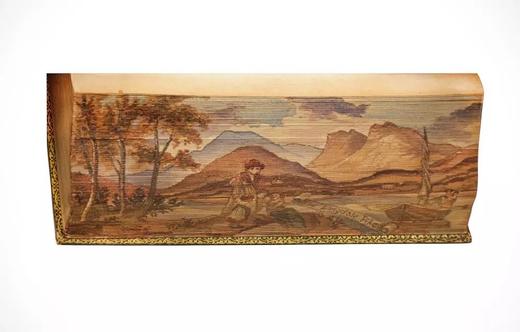 书口藏画里维埃工坊特装本！1881年 华兹华斯诗集（全6卷） 1幅肖像版画插图 全真皮精装36开 商品图9