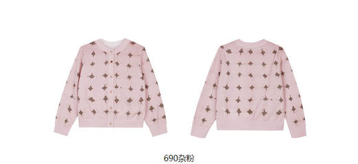 jnby  23年秋款  轻薄保暖短款开襟毛衫  1N7313520 商品图14