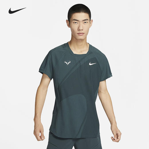 纳达尔 2023美网款/法网款 Nike RAFA 网球圆领T恤/短裤 商品图5