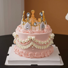 【公主的皇冠】-皇冠蛋糕/女孩蛋糕