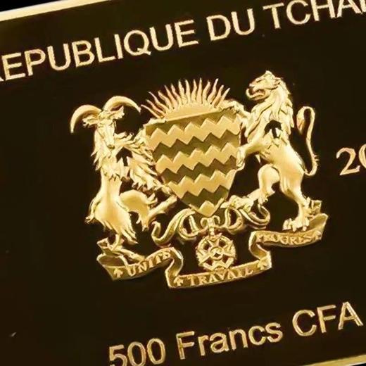 2023乍得《马背上的戈黛瓦夫人》 拼图纪念币 商品图4