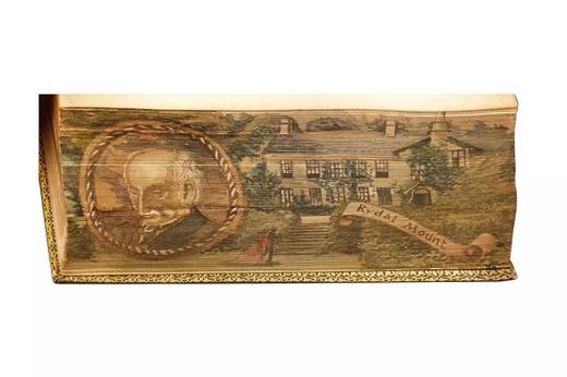 书口藏画里维埃工坊特装本！1881年 华兹华斯诗集（全6卷） 1幅肖像版画插图 全真皮精装36开 商品图10