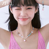 ZEGL设计师草莓小彩串甜心项链女2023年新款爆款多巴胺串珠锁骨链 商品缩略图3
