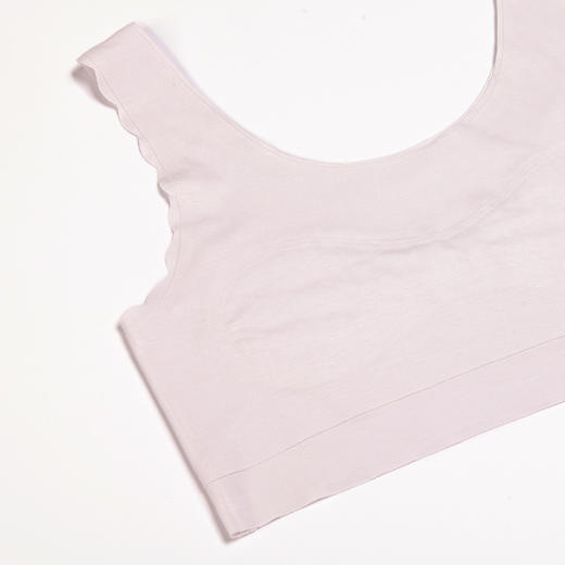 都市丽人少女优选一阶100支莫代尔随意裁内衣超薄款背心式少女文胸无钢圈无排扣BB36Q1 商品图8