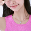 ZEGL设计师草莓小彩串彩色贝壳串珠项链女2023年新款多巴胺锁骨链 商品缩略图4