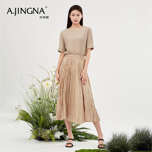 【商场同款】阿菁娜双色可选时尚短袖上衣A30X202039 商品图6