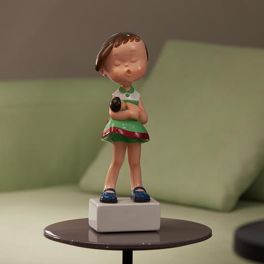 稀奇艺术向京签名限量版玻璃钢雕塑《别担心》可爱桌面艺术品摆件 商品图1