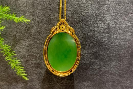 【御珠宫坊】金镶碧玉吊坠 商品图1