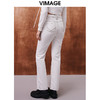 VIMAGE纬漫纪秋季新款时尚百搭显瘦修身牛仔裤裤子V2005606 商品缩略图2