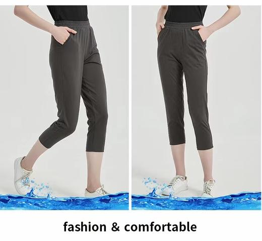 FF竹纤维女士休闲八分裤1057 商品图4