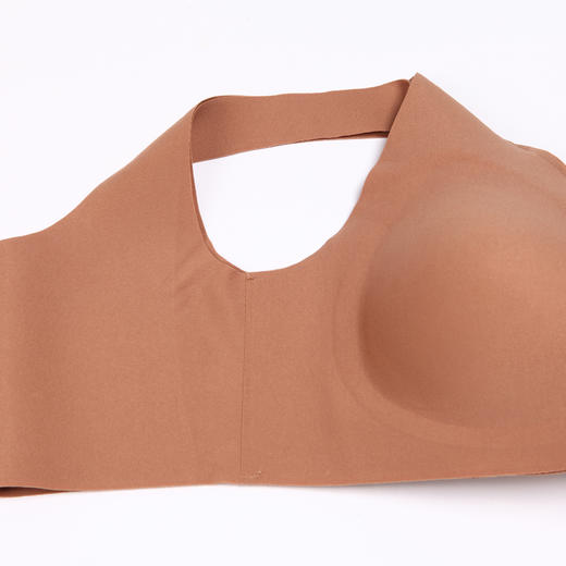 都市丽人Vbra泳布零感内衣薄款背心式无钢圈无排扣新年本命年红品LB36N1 商品图6